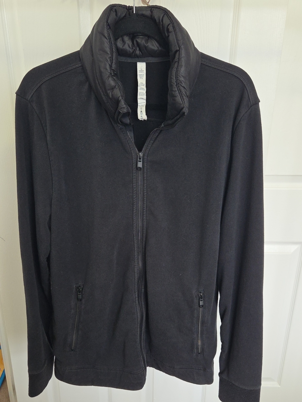 lululemon athletica Men's Black Full-Zip Sweater Jacket